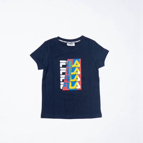 Fila Tyler Boy's T-Shirts - Navy,NZ 507-68014